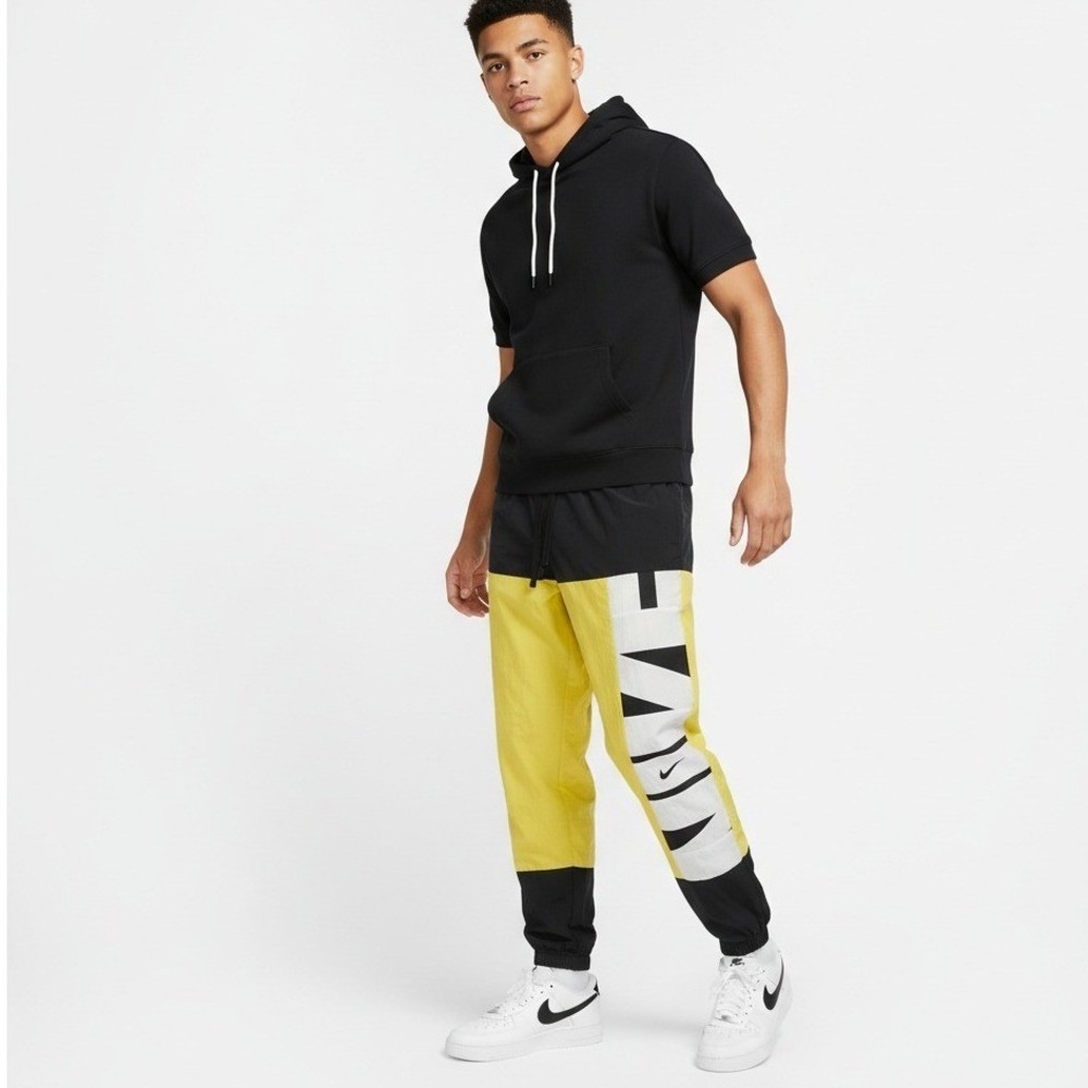 Nike Starting Five Dri-FIT Basketball Track Pants Colorblock Yellow/Black Mens S